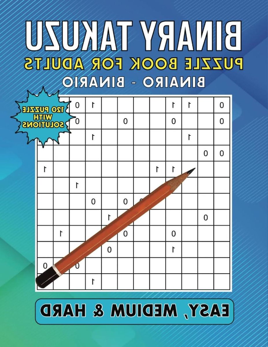 Logica Puzzelboek - Brein Spel - Mentale Training - 120 Puzzels - Groot Formaat - Zwart Wit