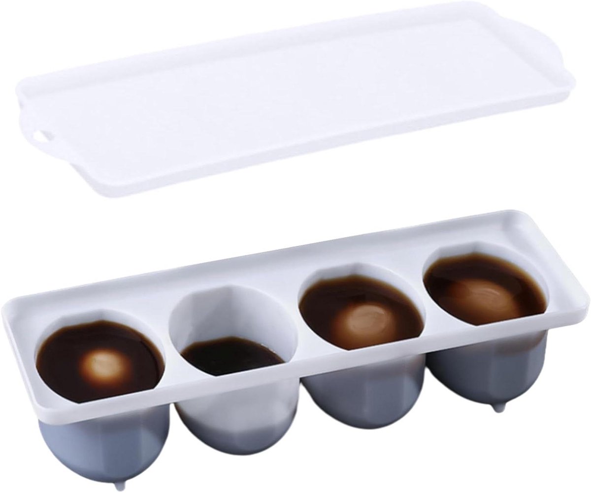 Eiercontainer Koelkast - Eierdoos Gestoofd - Eieren Bereiden - Verhoogd Bodemontwerp - 244 x 74 x 6 cm - Wit