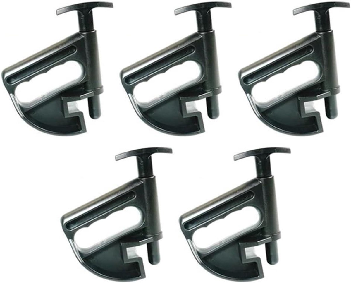 Bandenwisselaar Set - Bandgereedschap - Banden Monteren - Veerbelast Ontwerp - 5 Stuks - Zwart