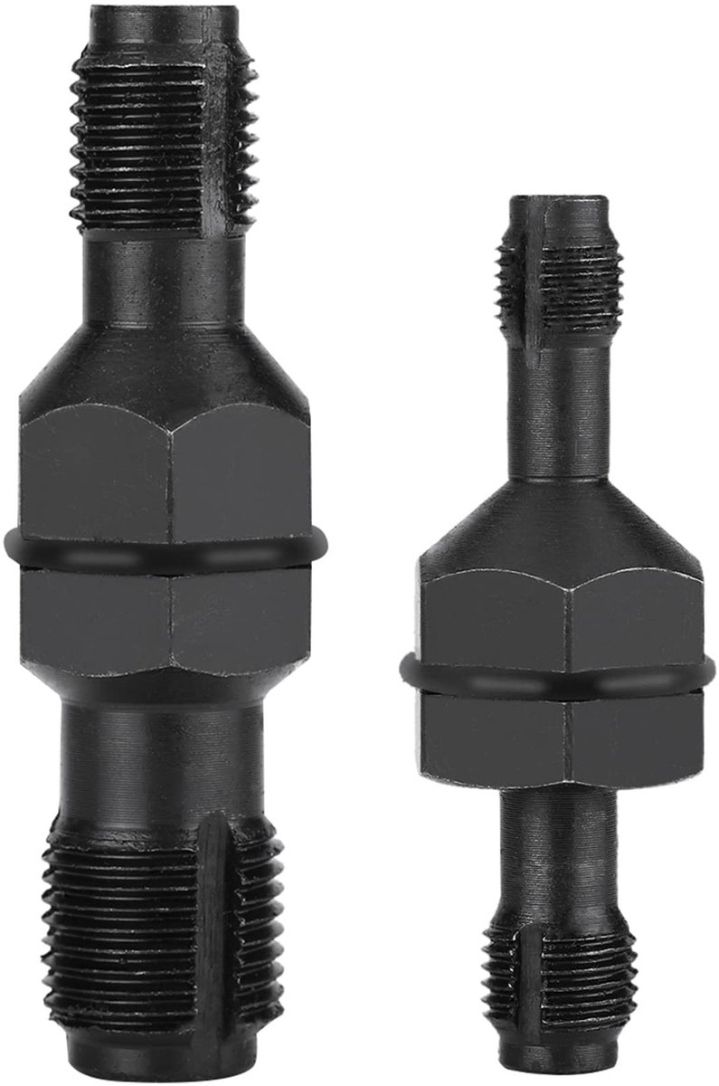 Cosensi- Bougie Tap - 2-delige Set - Koolstofstalen Gereedschap - Professionele Kwaliteit - Eenvoudige Installatie - Betrouwbare Prestaties - Schroefdraad Tap