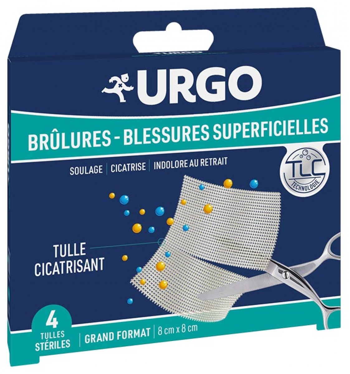 Urgo Brandwonden en Oppervlakkige Wonden 4 Steriele Tullen
