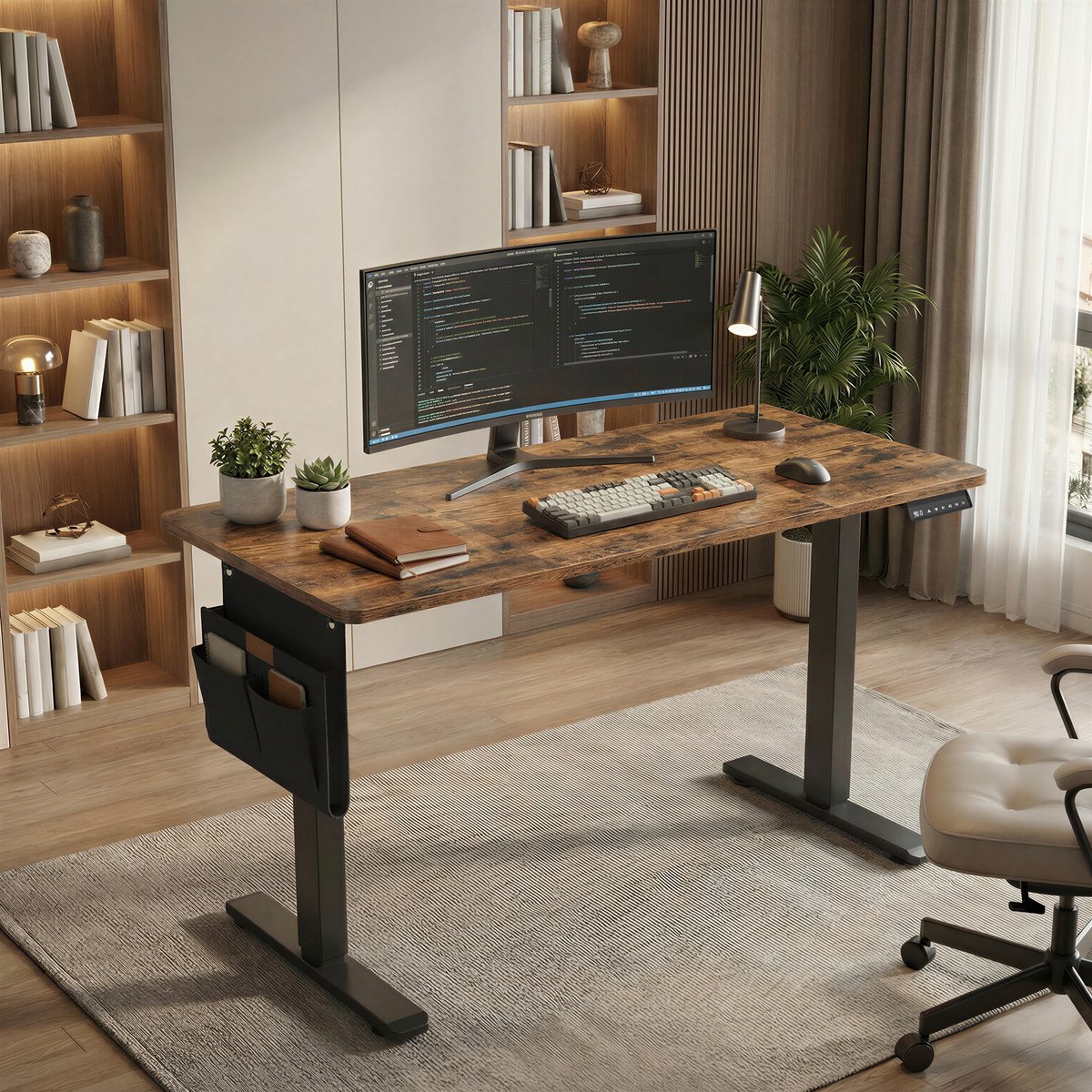 SONGMICS - Bureau - Geheugenfunctie voor 4 Hoogtes thumbnail 3