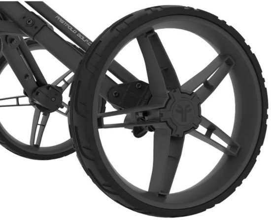 Fastfold Tri-Go Golftrolley Zwart van Merkloos — afbeelding 2