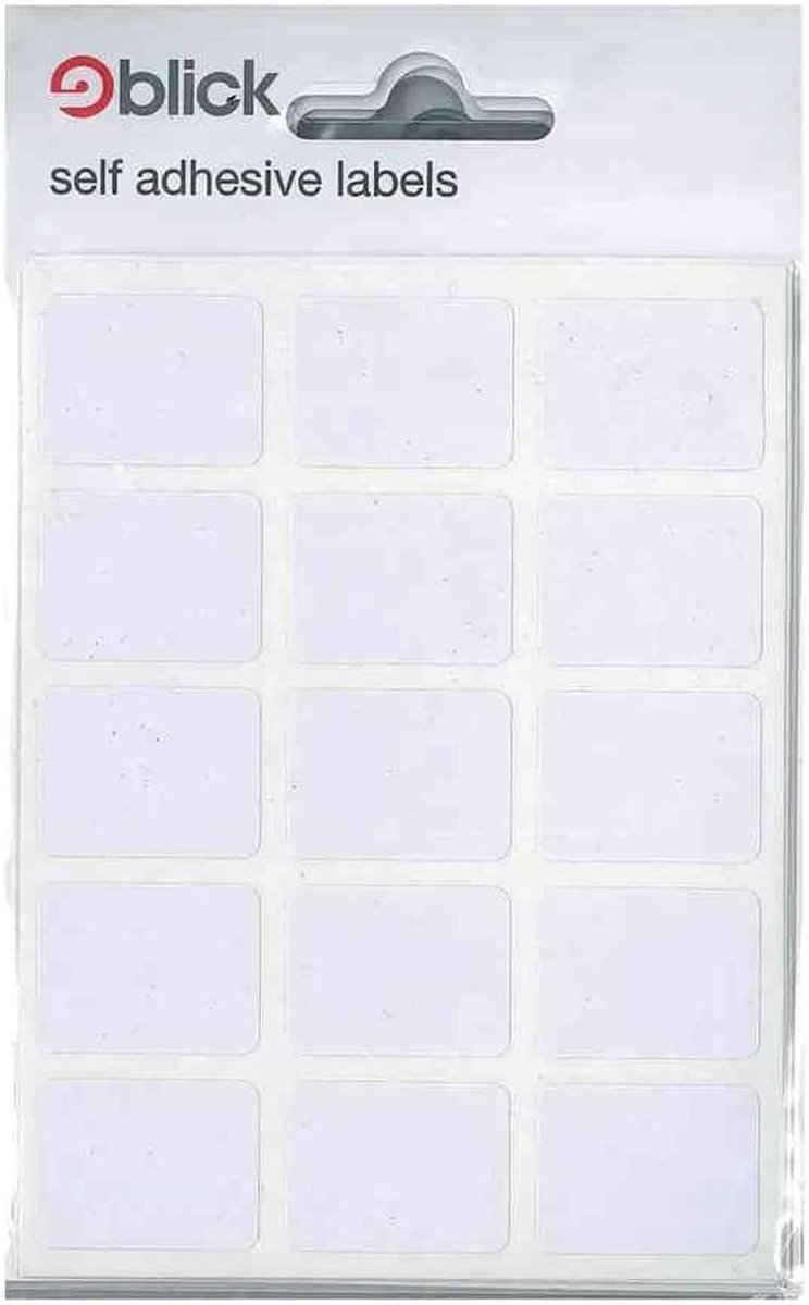 Labels - Stickers - Organiseren - 105 stuks - 19x25 cm - Wit