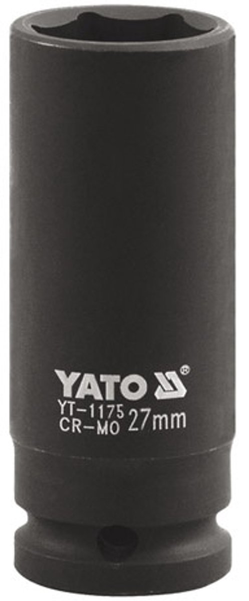 Yato Serie - Lange Slagmoersok - 32mm - 1" - Chroom-molybdeen