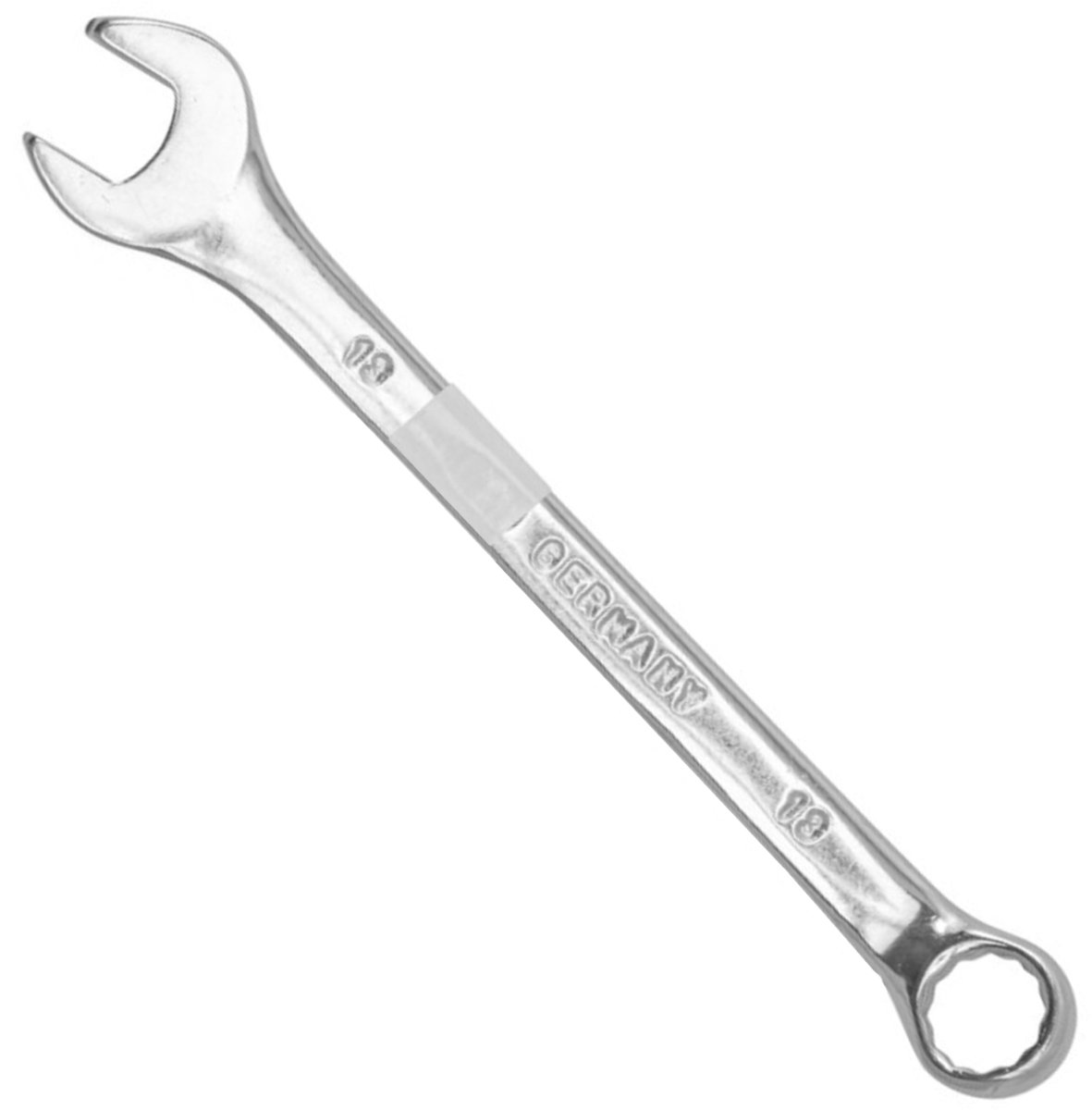 Forstime FT-75513 Serie - Ringsleutel - Chroom - 13 mm - 15 Graden Odsadzony