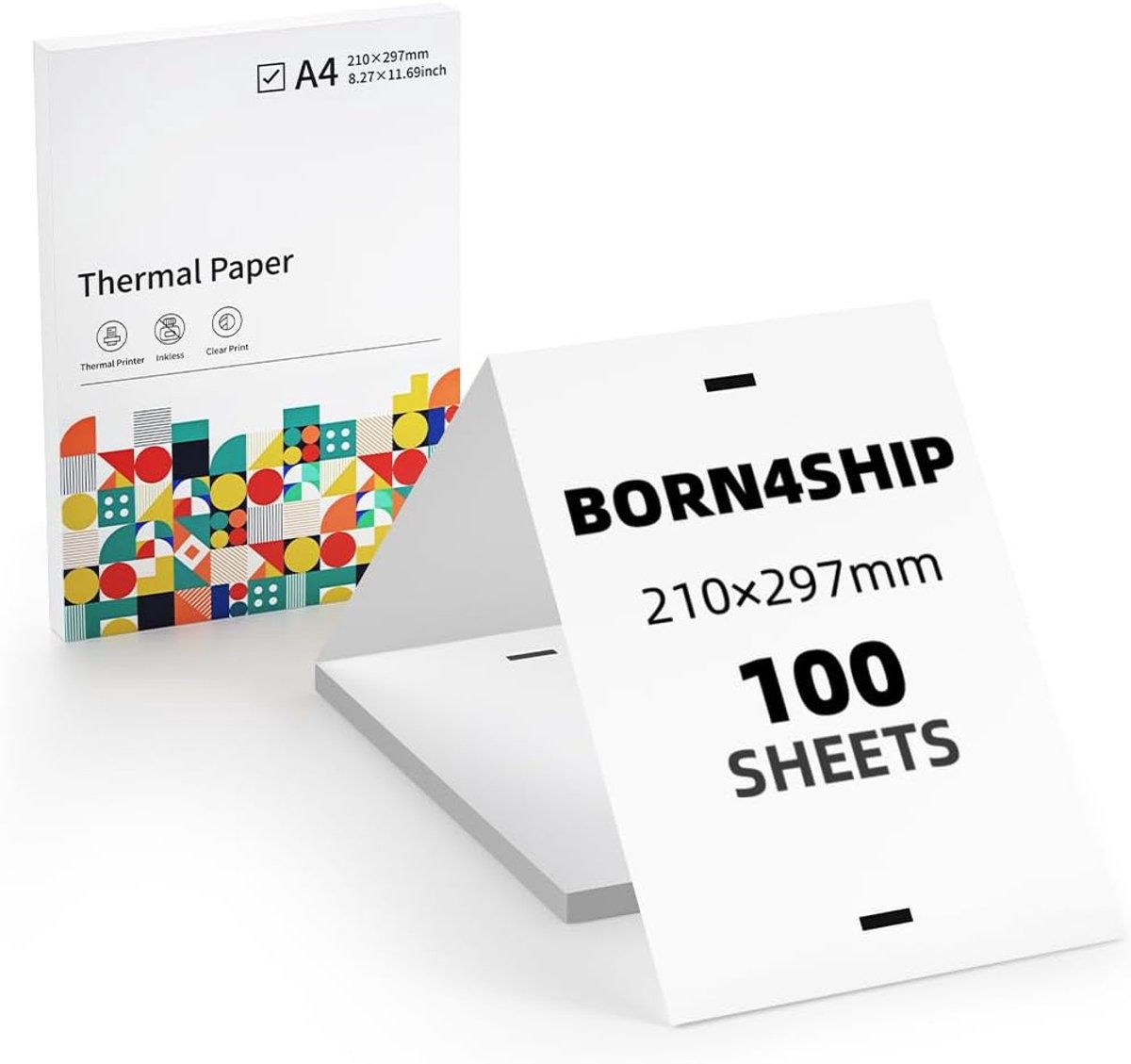 Thermisch Papier - A4 Vellen - Mobiel Printen - 100 Vellen Pakket - 210x297 mm