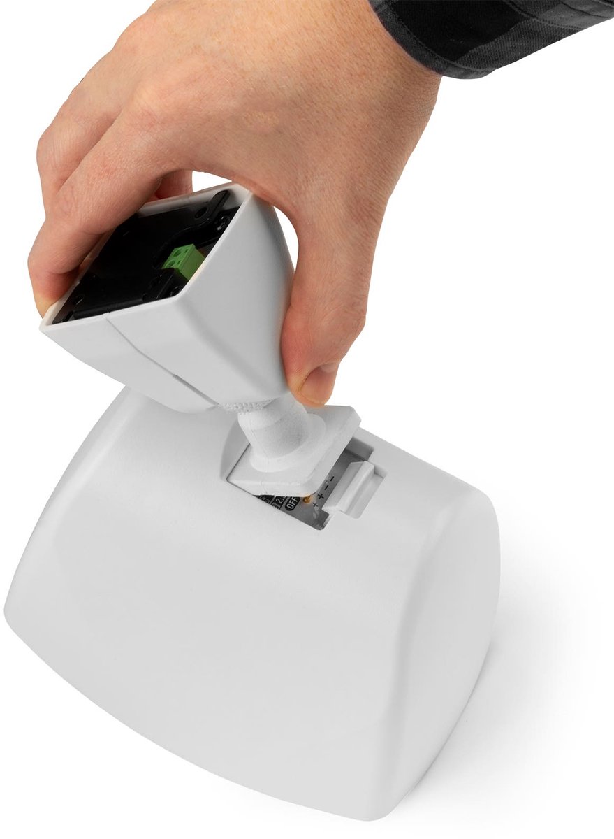 Power Dynamics complete buiten speaker set - 4x waterdichte mini speakers en 100V versterker - Wit thumbnail 6