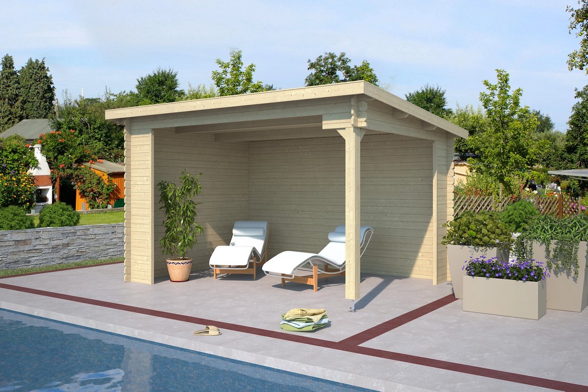 Outdoor life Blokhut Lara 380 x 275 cm