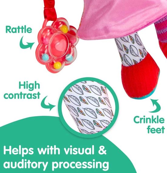 Lamaze pop Olivia - educatief speelgoed voor peuters en kleuters. van Lamaze — afbeelding 2