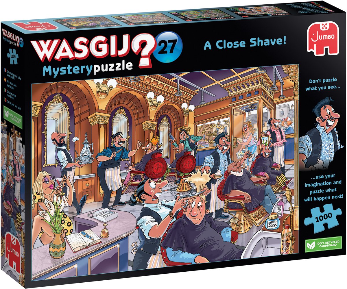 Wasgij Mystery 27 - Vlam In De Pan! - 1000 Stukjes puzzel - Legpuzzel volwassenen — afbeelding 2