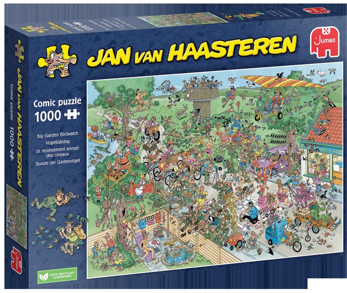 Jan van Haasteren - Vogelkijkdag - 1000 stukjes puzzel - Legpuzzel - JVH — afbeelding 6
