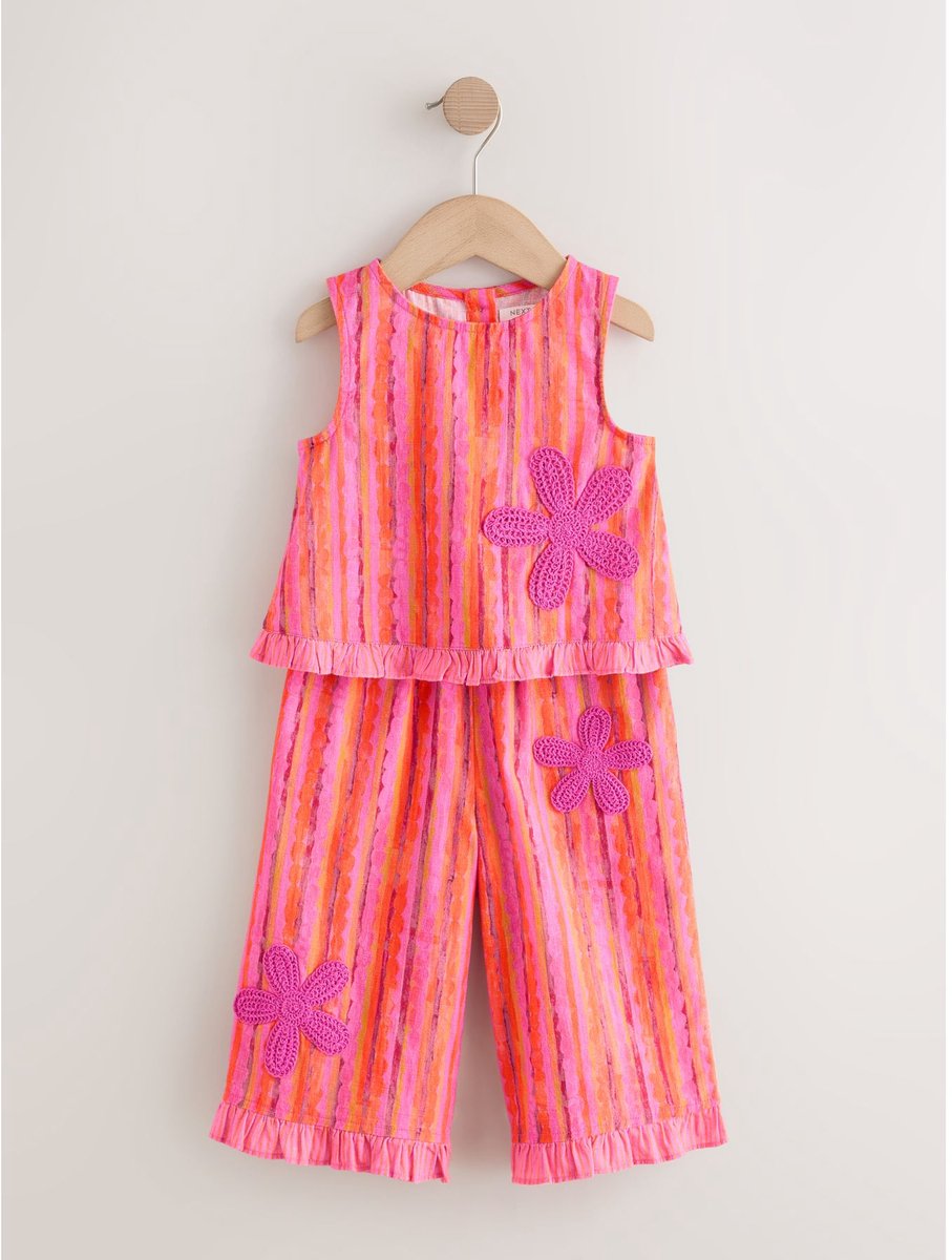 Next - Meisjes - Set van top en broek - Roze