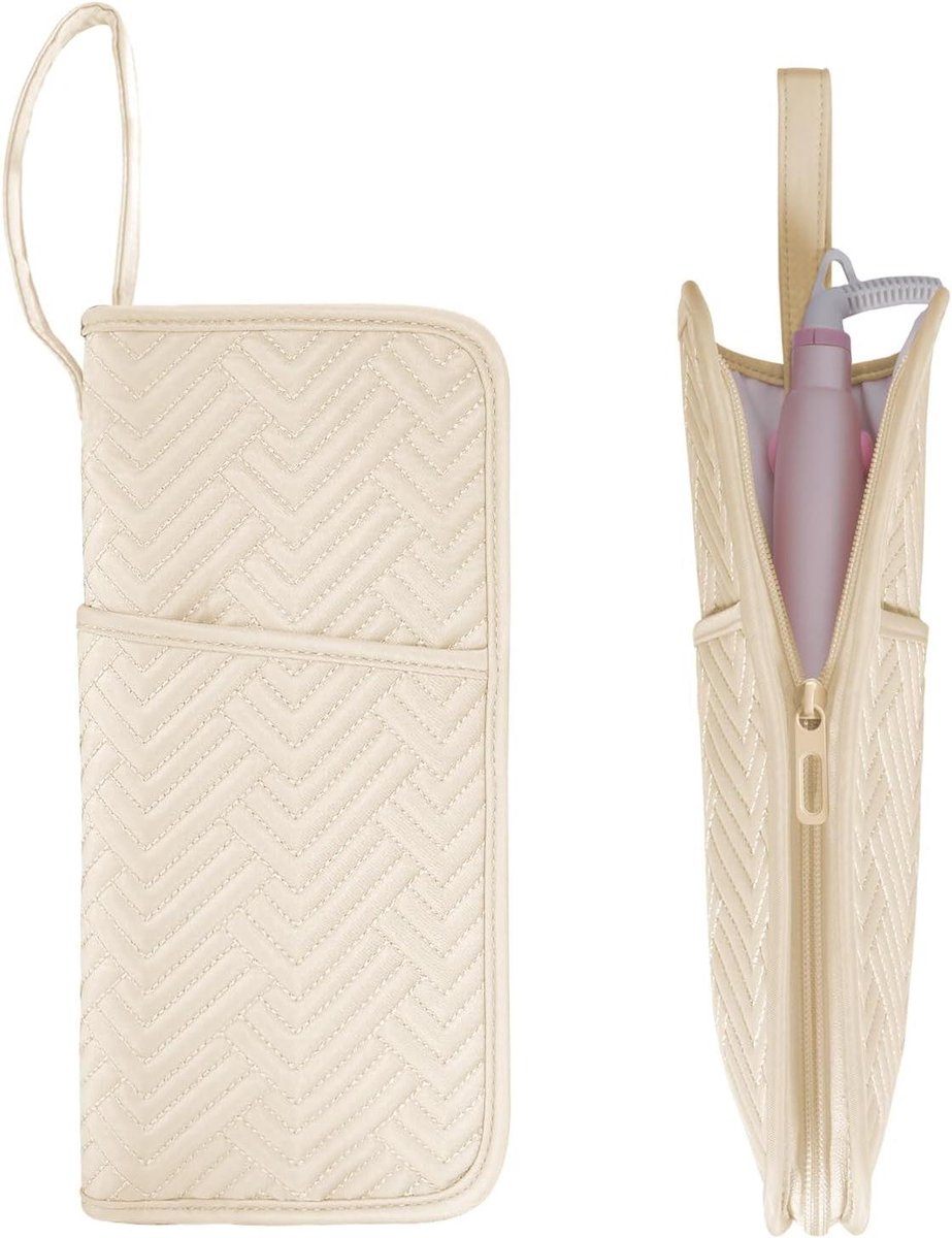Reishoes voor Haarstyling Tools - Organizer Pouch - Hete Tools Opbergen - Hittebestendig Mat Ontwerp - 31 x 14 cm