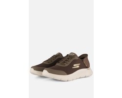 Skechers Slip-ins Go Walk Flex - Hands Up - Heren Instappers - Bruin