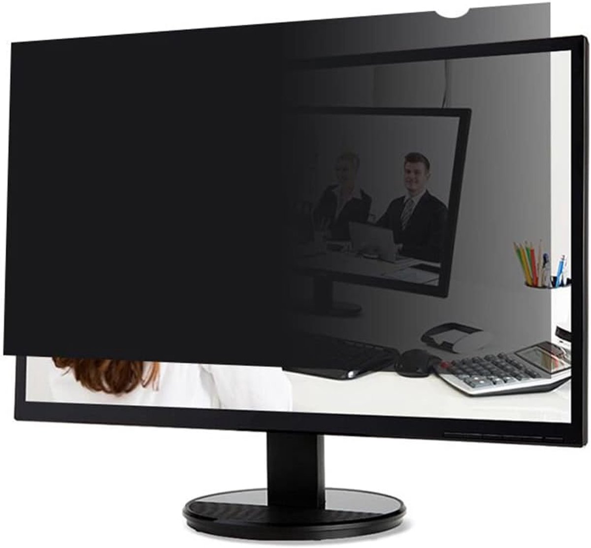Privacyfilter Monitor - Schermbeveiliger - Behoud Vertrouwen - Omkeerbaar Mat Glanzend - 16:10 Beeldverhouding