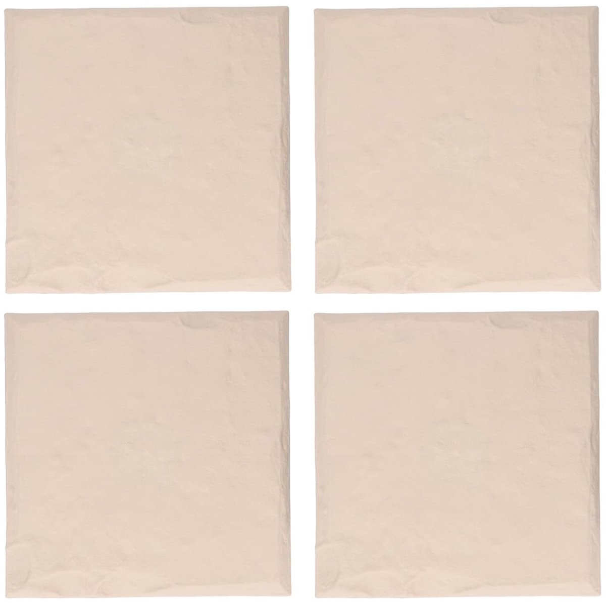 Stapstenen Set - Tuinpad Stenen - Buitenpaden Aanleggen - Inclusief Grondpennen - 40x40cm - Beige