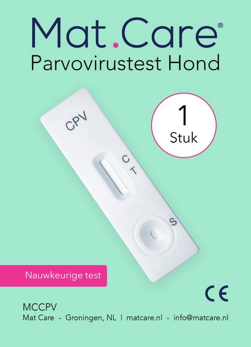 Mat Care Pet test CPV - Parvovirustest hond - Canine Parvovirus thuistest - Parvo sneltest