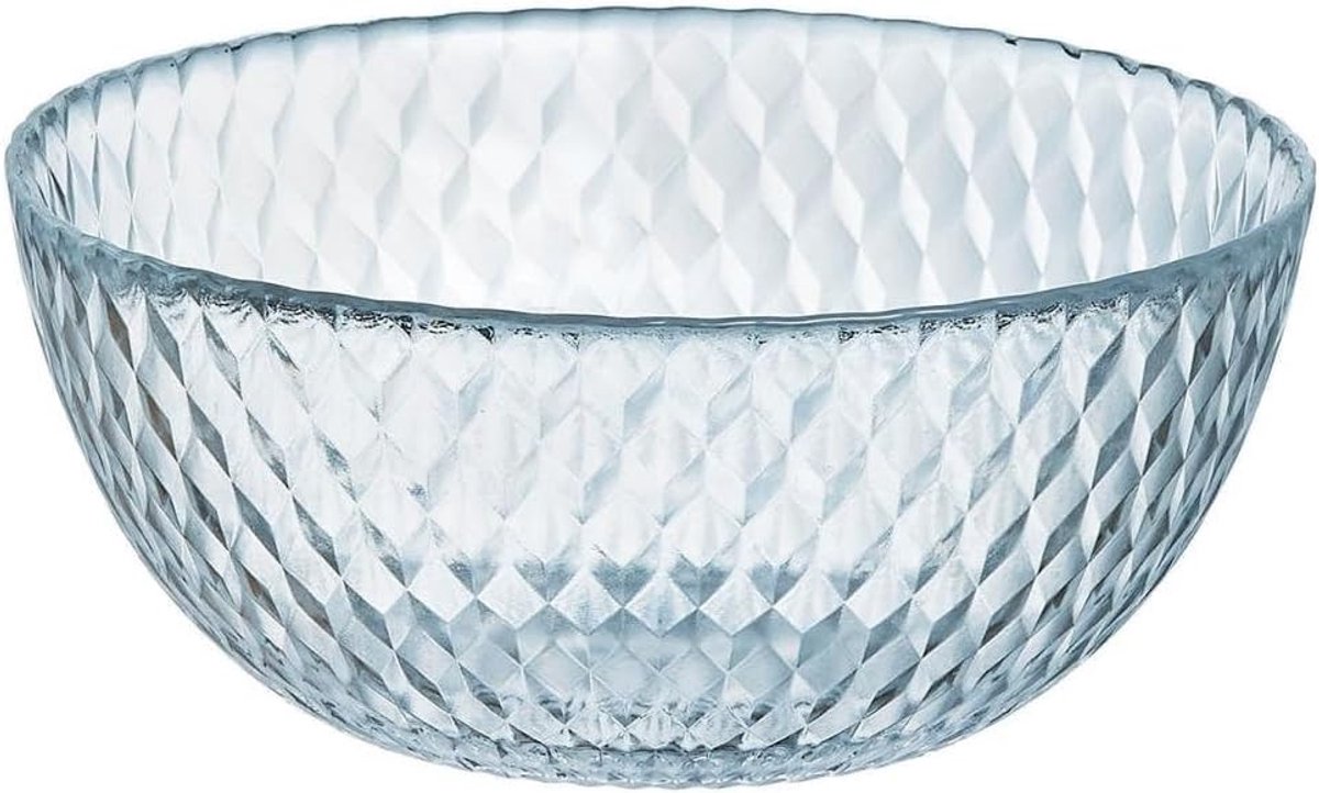 Glazen Kom - Servies Kom - Eten Serveren - Vaatwasser Magnetronbestendig - 13 cm Diameter - Transparant