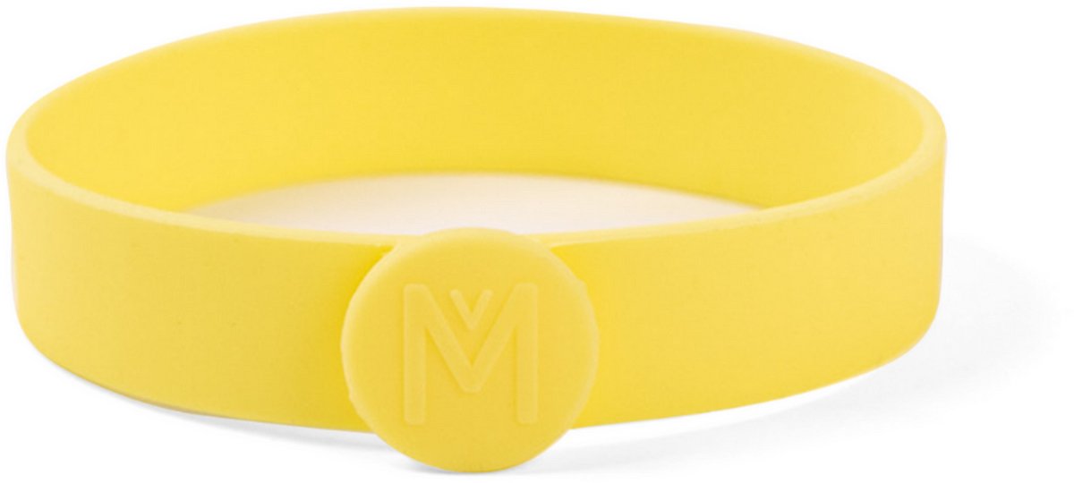 MontiiCo Siliconen bestekbandje - past perfect op MontiiCo voedselpotten en Bento 2 - Sunbeam geel
