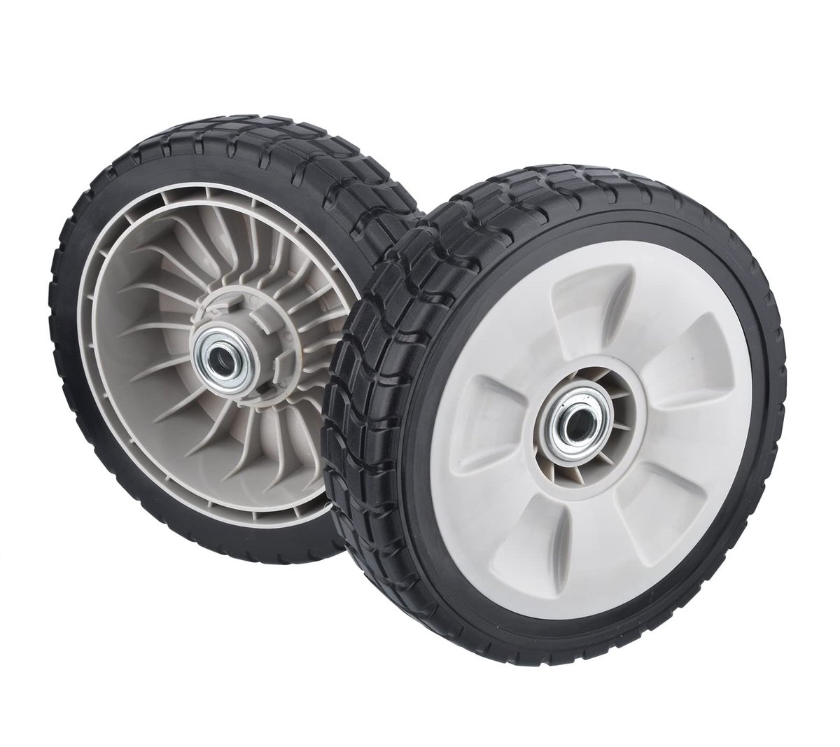 Allecto - Grasmaaier Achterwiel - Honda Vervangonderdeel - Set van 2 - 8 Inch - Tuinaccessoire - Geschikt voor HRR216K6 - Zwart
