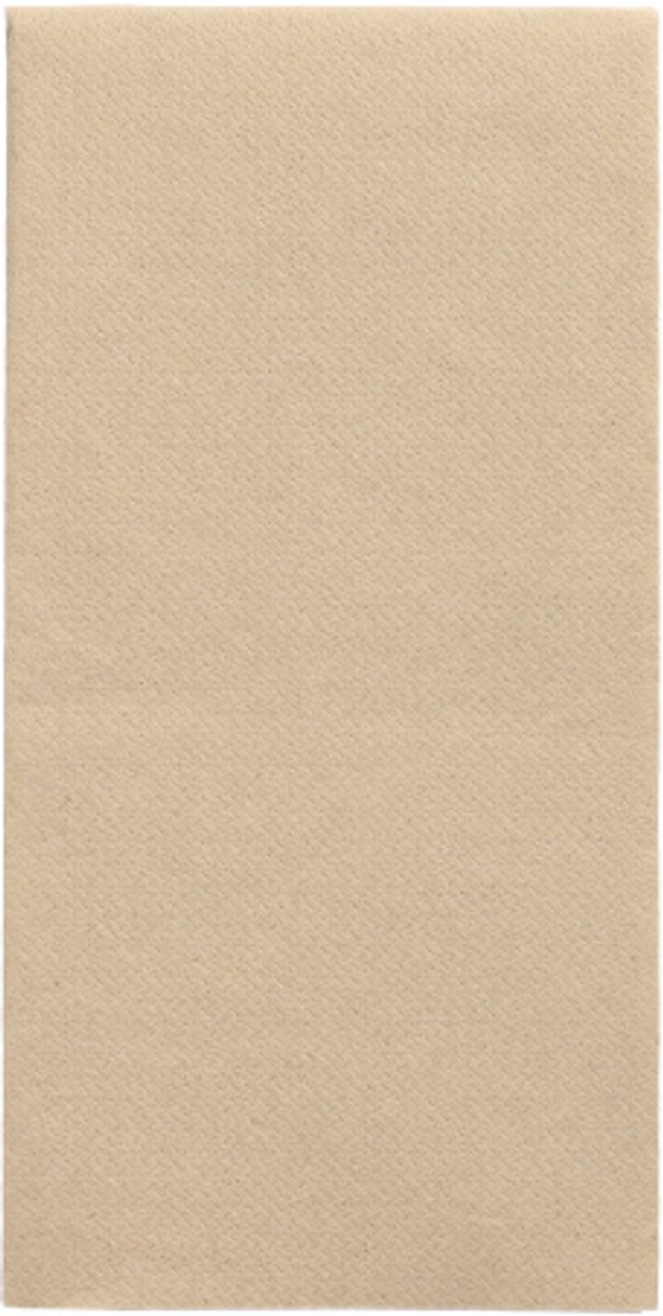 5x 50 Servetten ROYAL Collection 1/8 vouw 40 cm x 40 cm zand
