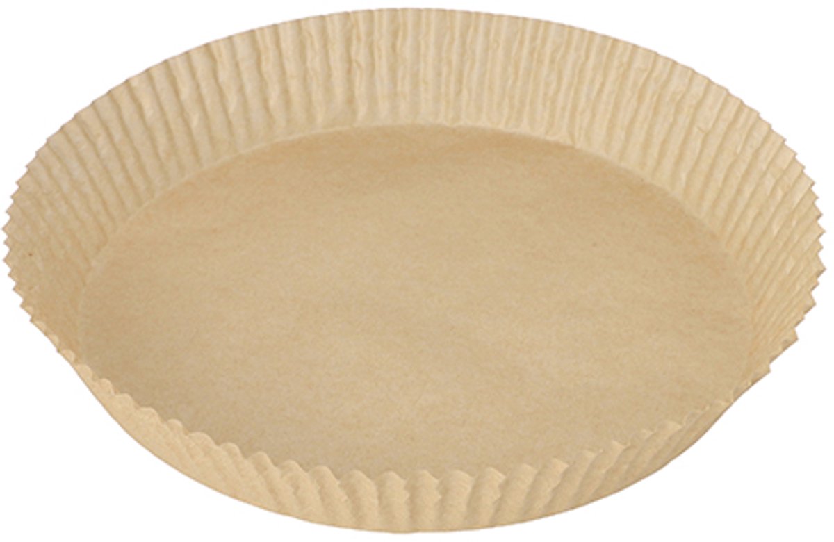 10x 100 Bakpapier Ø 23 cm · 45 cm bruin voor heteluchtfriteuses