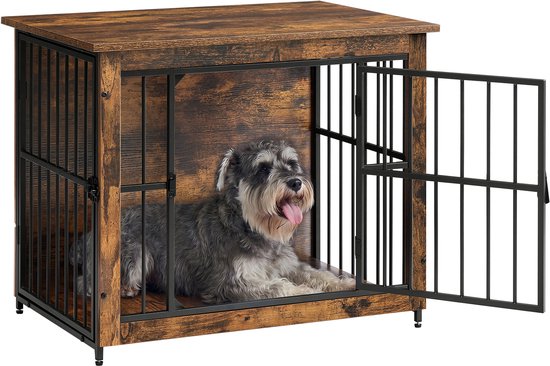 Feandrea - Hondenbench - Hondenbench voor Binnen - Stevige Hondebox - Met 2 Deuren