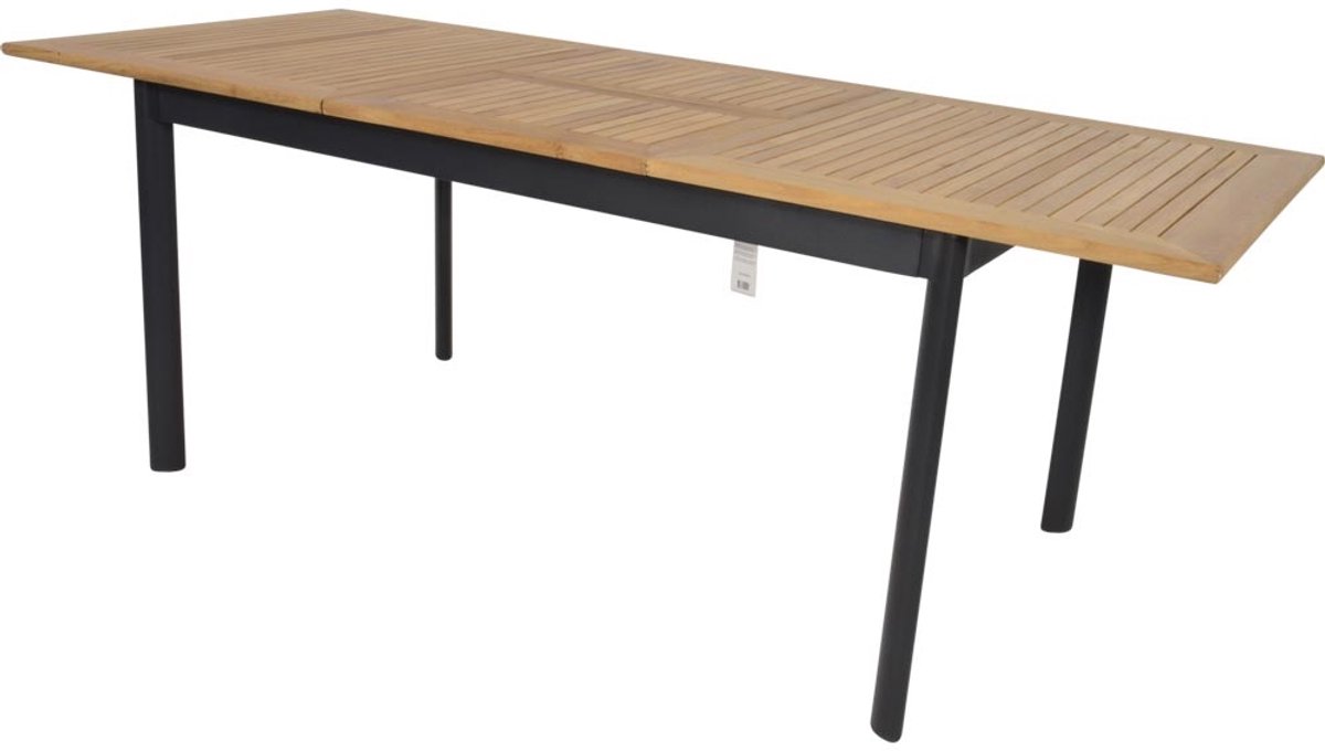 Lesli Living - Tuintafel Monza - Antraciet - 152?210x89x75,5cm