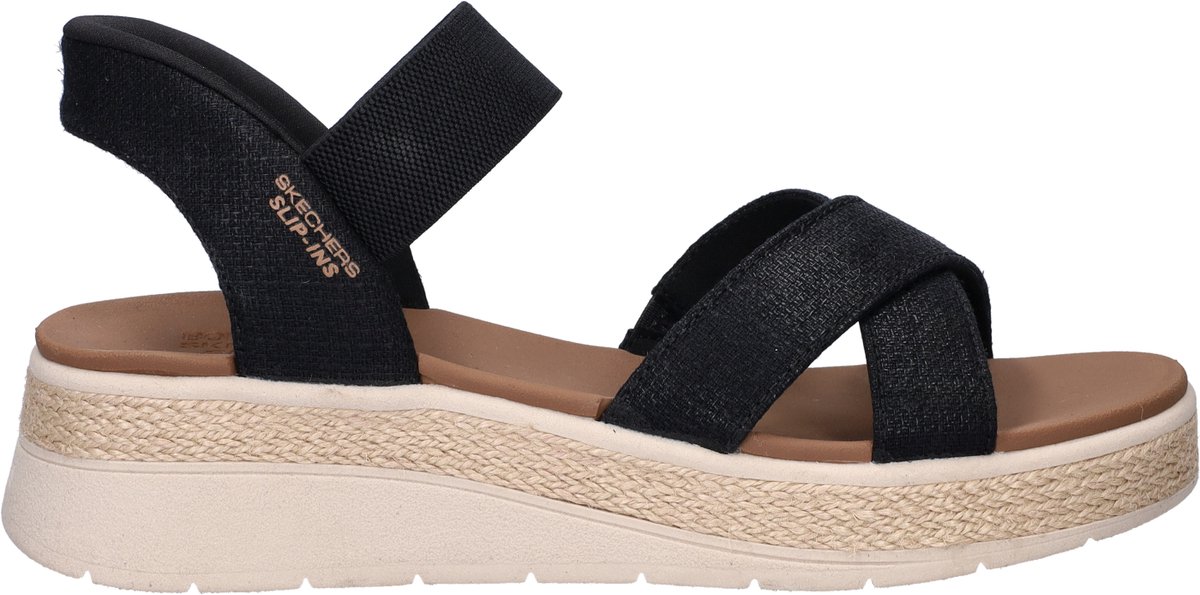 Bobs Hands Free Slip-Ins Bobs Sun-Ray dames sandaal - Zwart - Maat 36