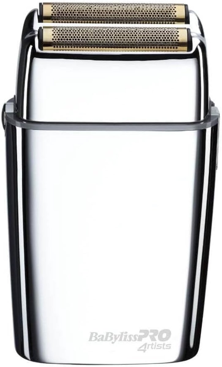 Metalen Scheerapparaat - Dubbele Folie - Glad Scheren - Krachtige Motor - 13 x 8 cm - Grijs