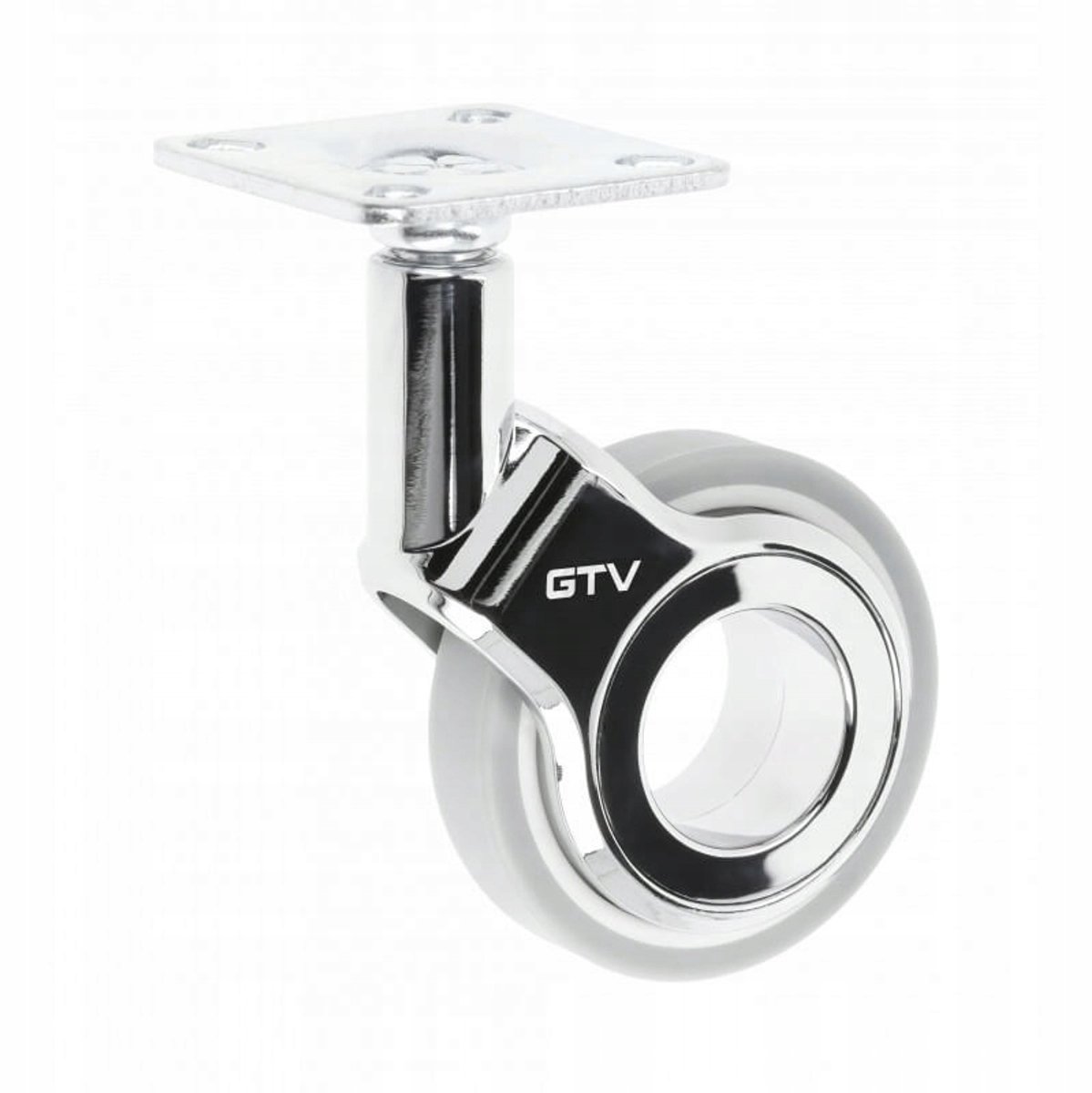 GTV GIRA meubelkrukje Ø60mm grijs, zonder rem