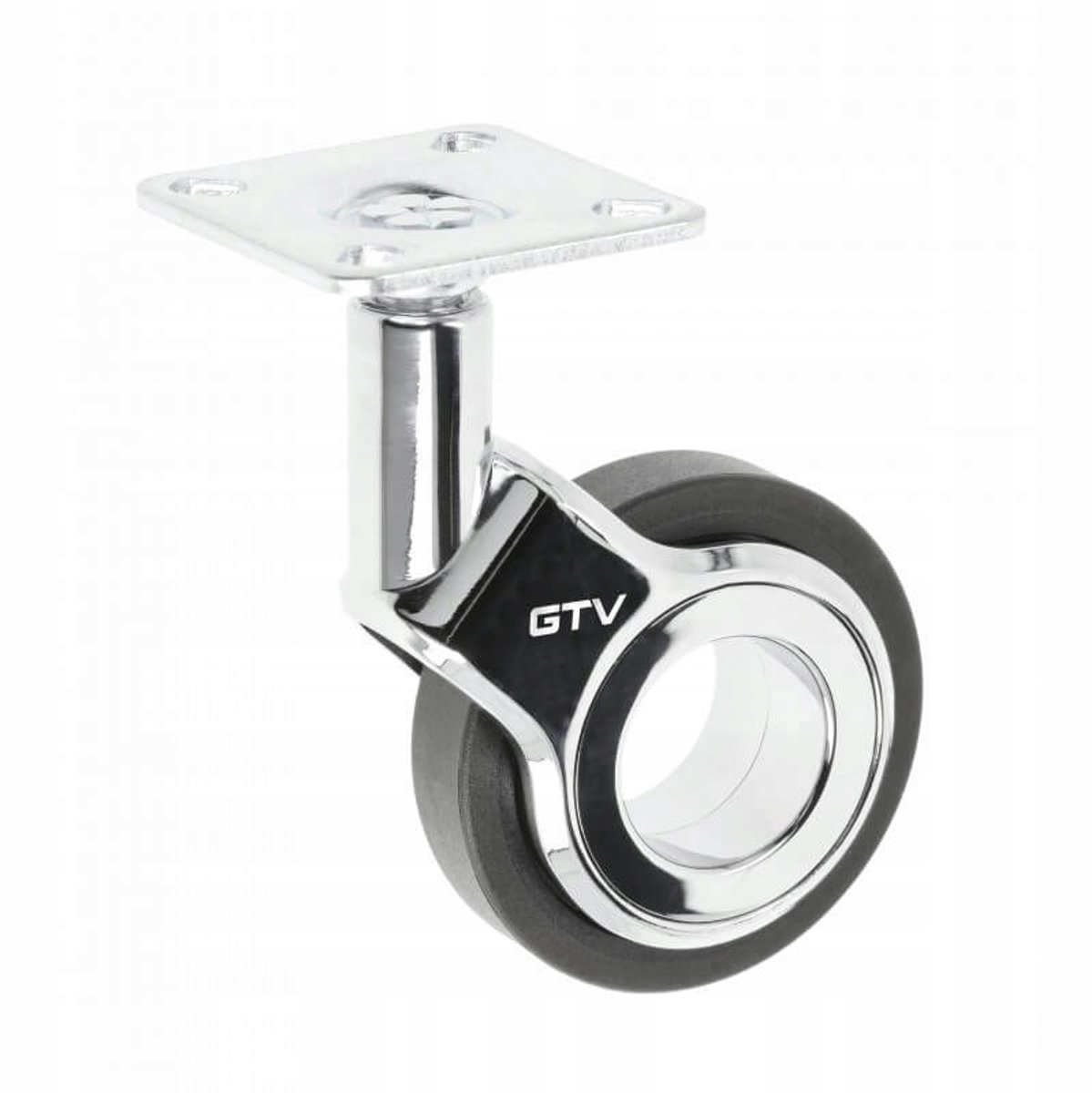 GTV GIRA meubelkastwiel 60mm zwart, zonder rem