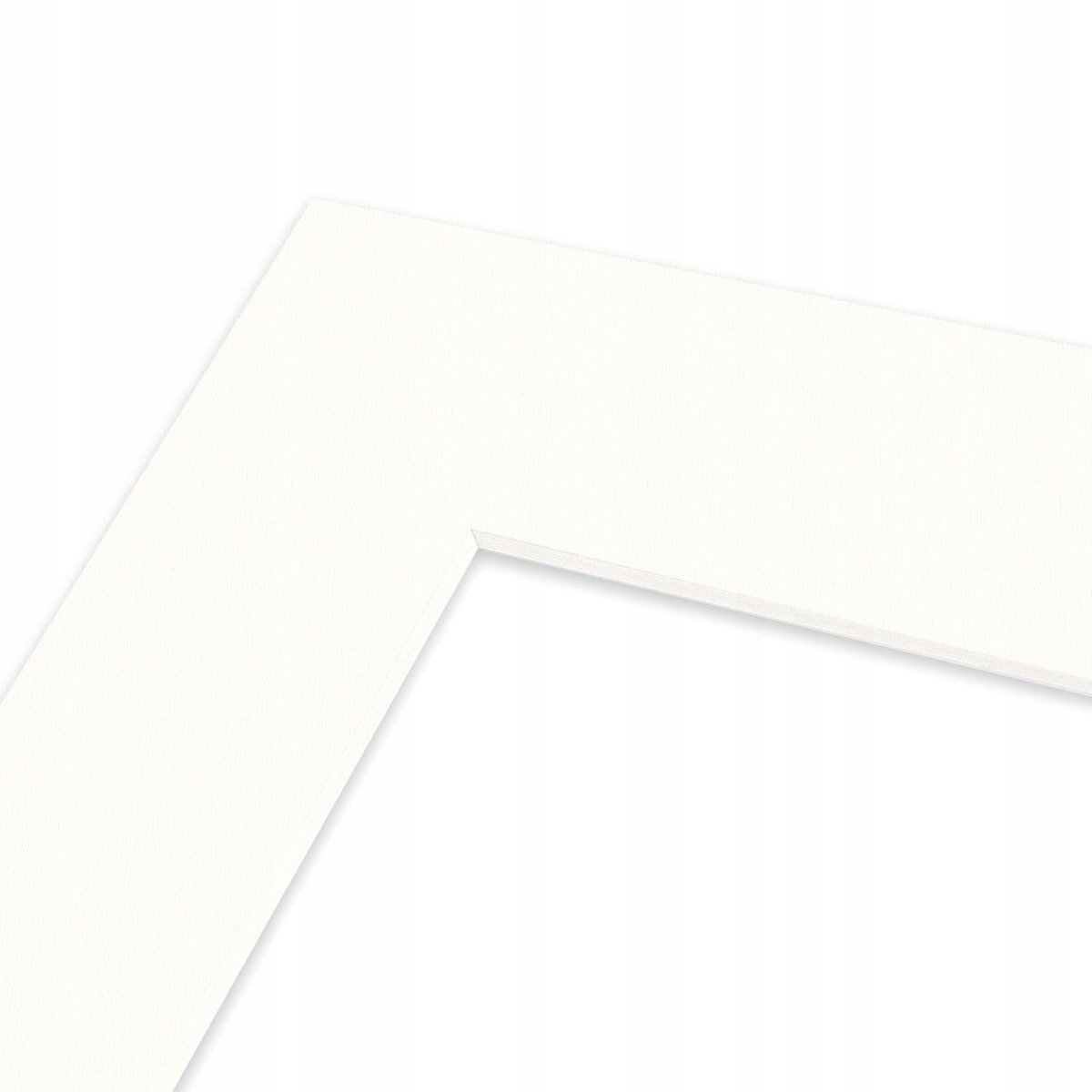 Passe-partout 50x50 cm (40x40 cm) Wit - Hoge Kwaliteit