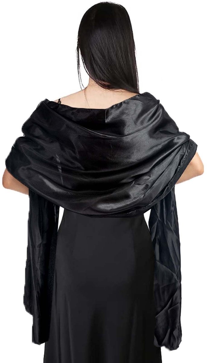 JHUBERS- Stola Extra Groot - Chiffon Sjaal - Ademend - Huidvriendelijk - Comfortabel - 200 x 70 cm