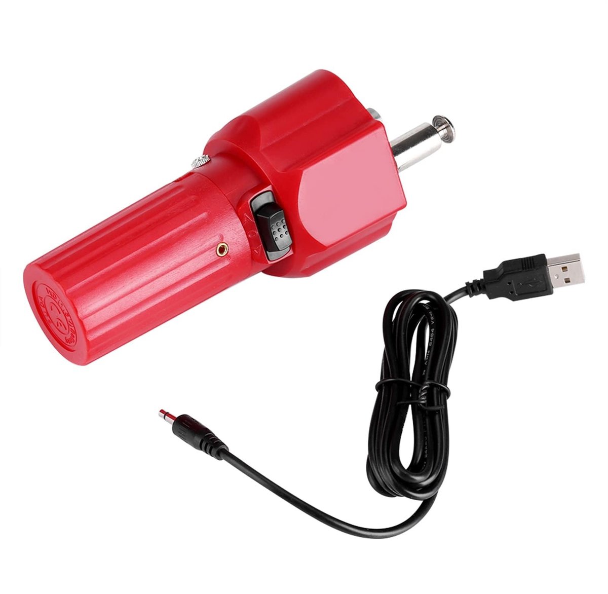 ZEYNOMAX - Grillmotor - Duurzaam en Corrosiebestendig - Ideaal voor Barbecue - Rood - Hittebestendig - Geschikt voor Picknick - 4,2 rpm