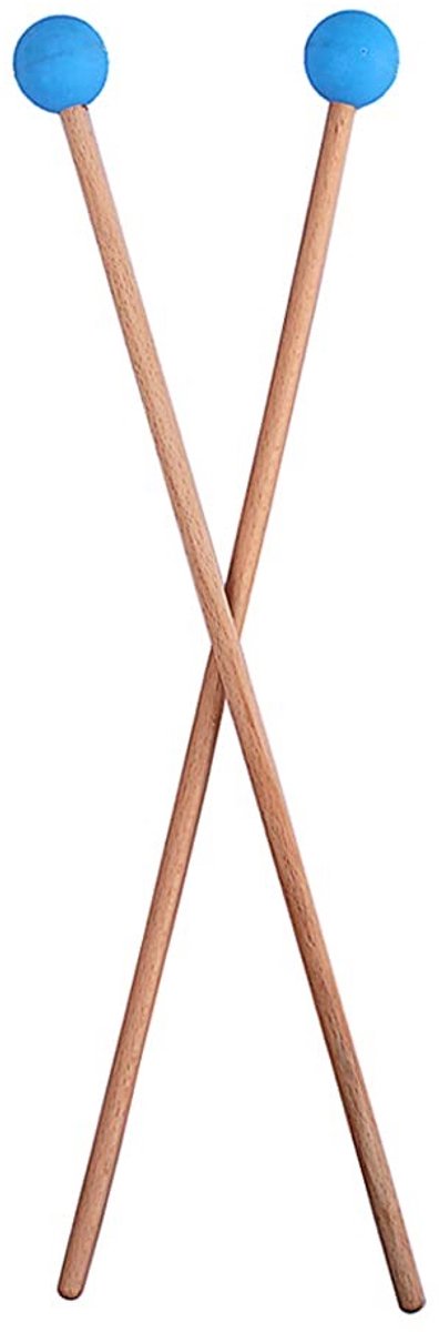 ZEYNOMAX- Drumsticks voor Klokkenspel - Drumsticks voor Xylofoon - Kunststof - Houten Handvat - Duurzaam - Lichtgewicht - Xylofonsticks