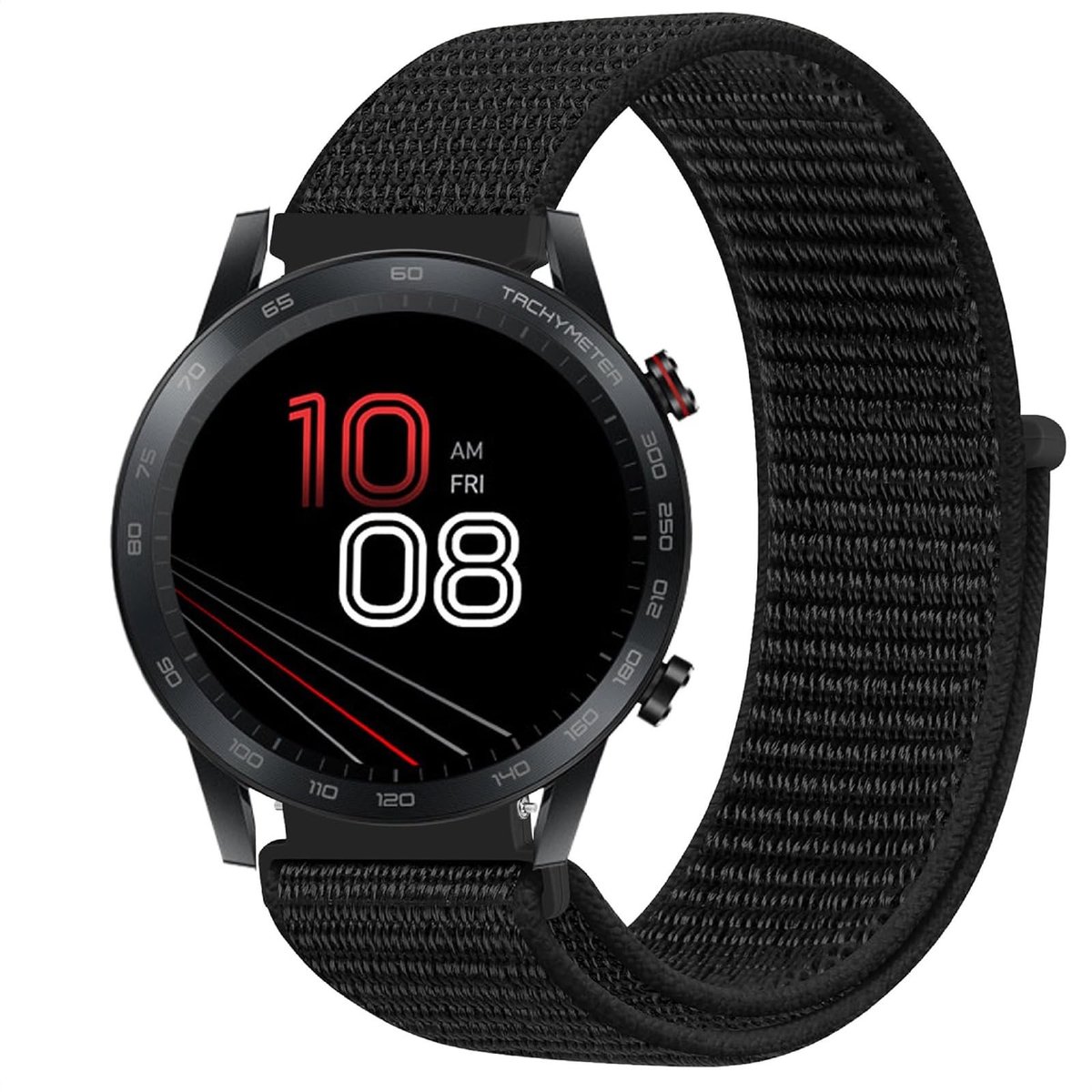 Dailygoods - Nylon Horlogeband voor Honor MagicWatch 2 Pro, 22 mm