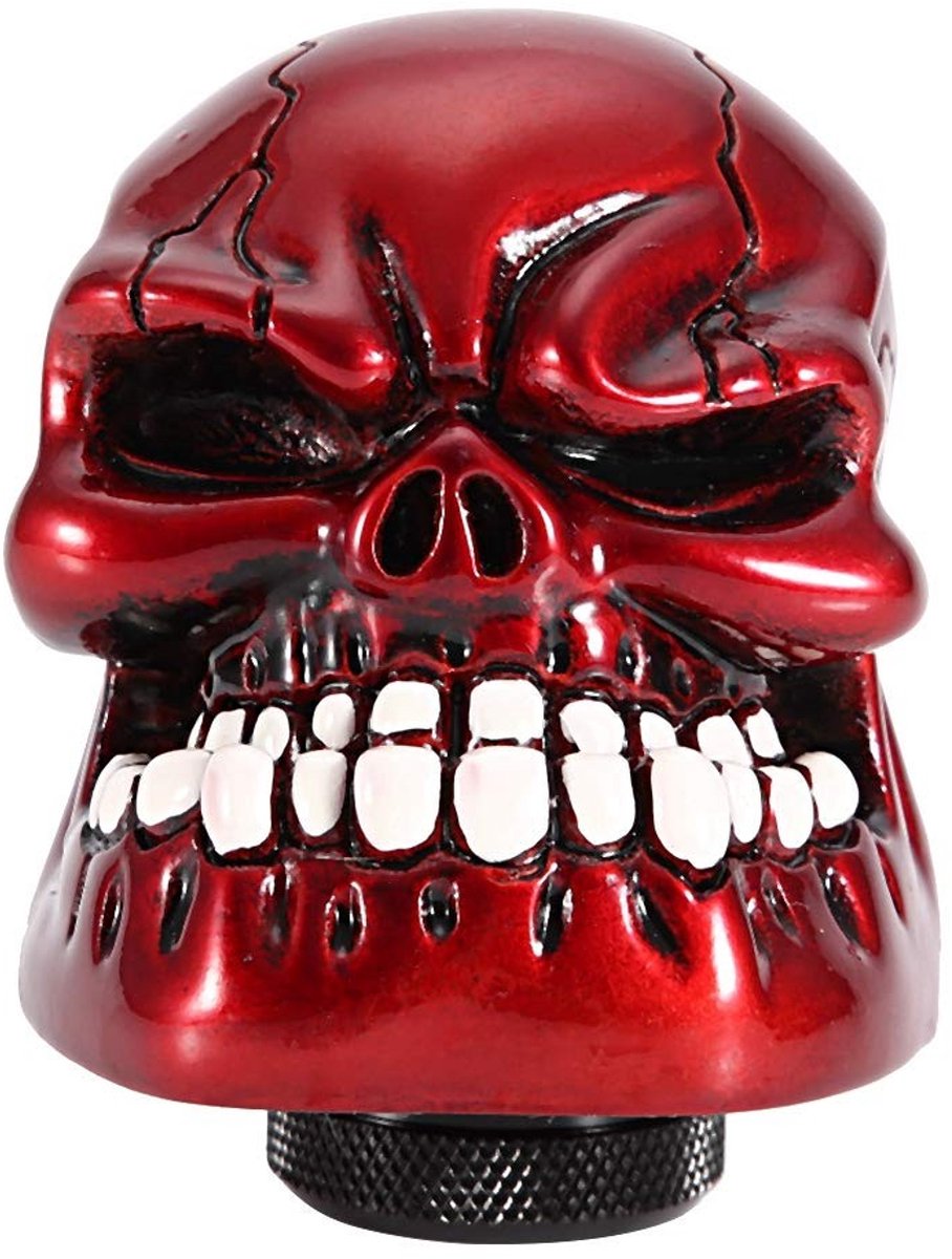 ZEYNOMAX- Versnellingspookknop - Pookknop Universeel - Skeletkop - Duurzaam - Elegant Design - Eenvoudig te Monteren