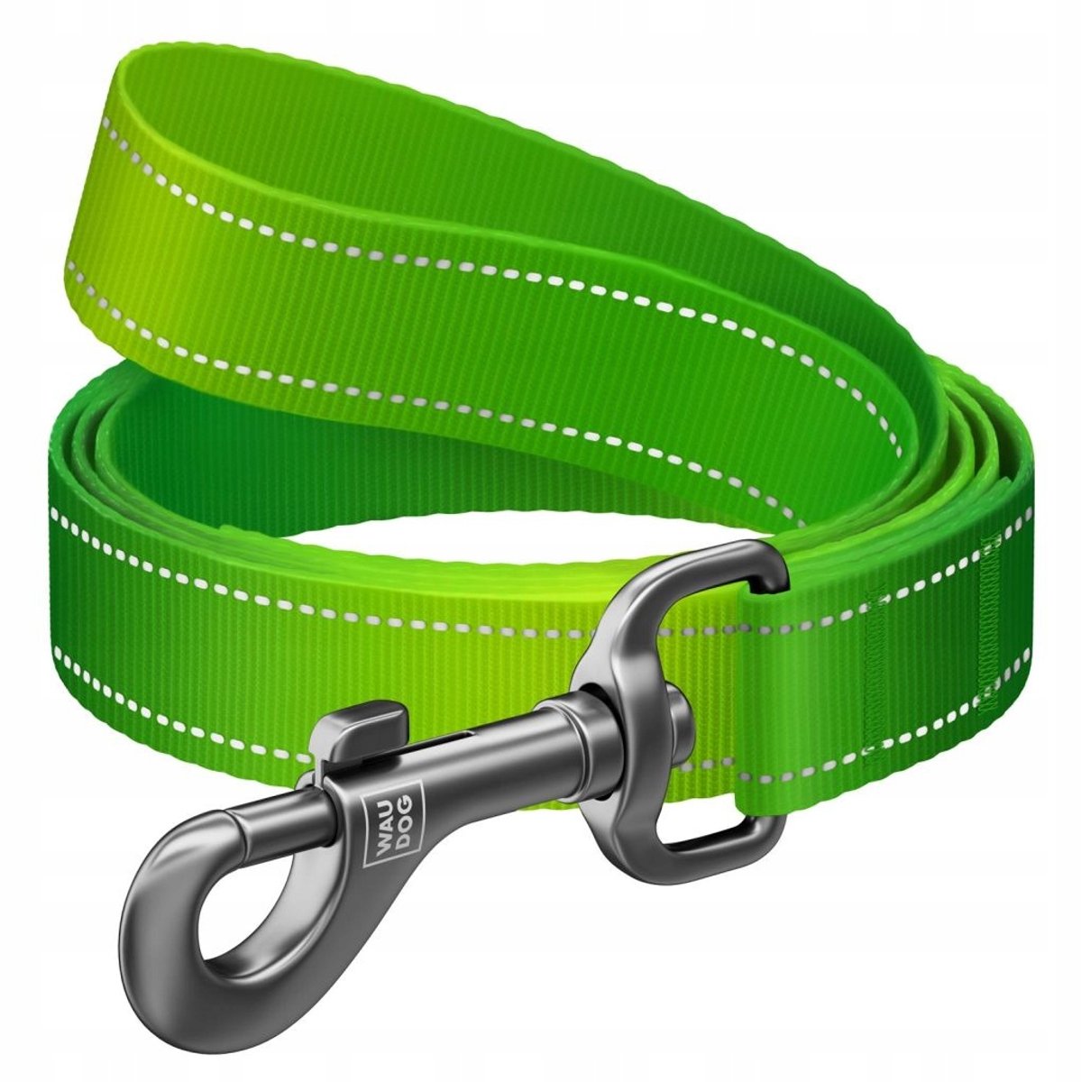 WAUDOG Nylon Hondenlijn Mono Lichtgroen 200cm x 25mm