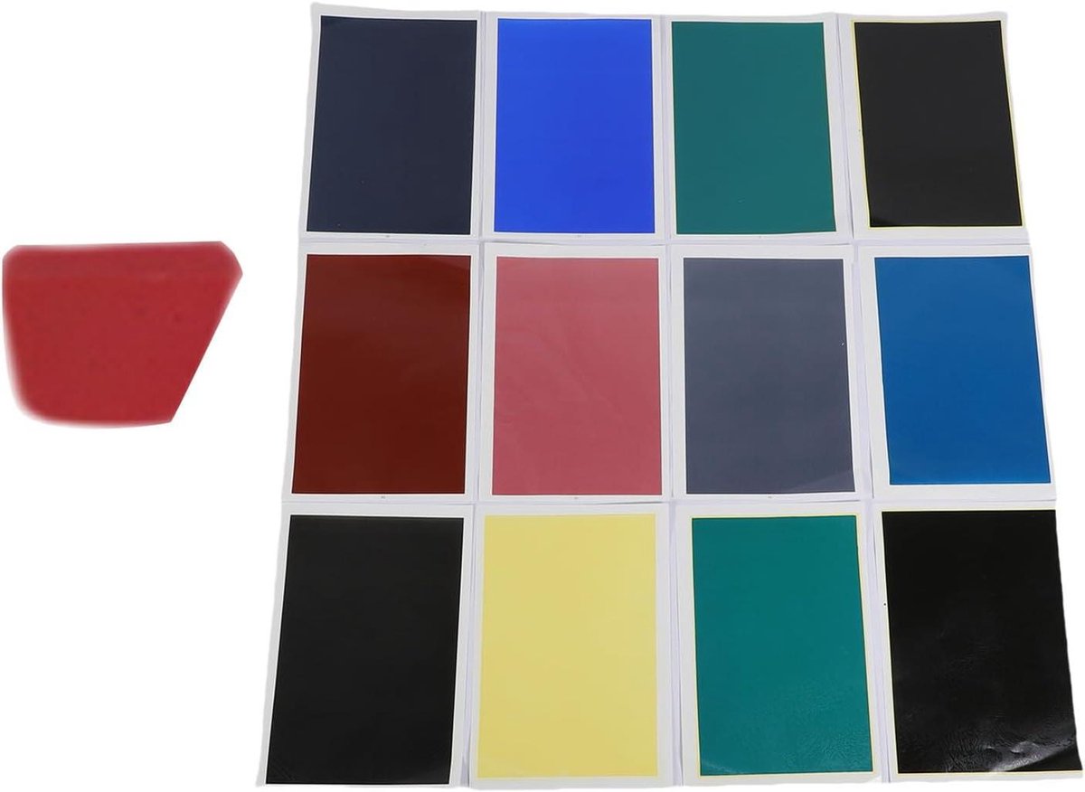 Graveer Kleur Vellen - Markeer Papier - Mooie Gravures Maken - Optimale Pigment Coating - 12 Vellen 39x27cm - Zwart