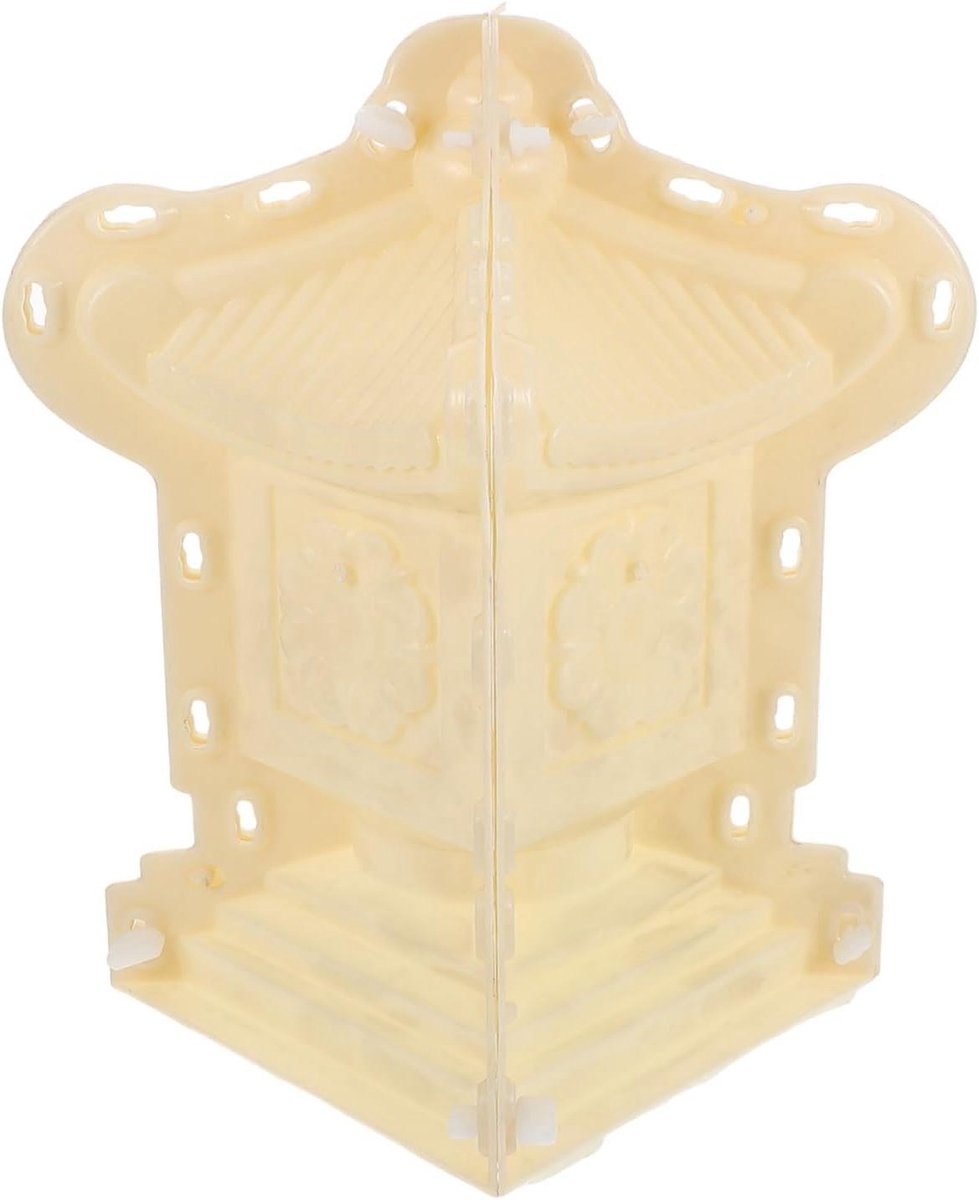 Betonnen Mallen - Gietvormen Zuilen - Tuin Decoratie Maken - Herbruikbaar Plastic - 40x25x25 cm - Beige