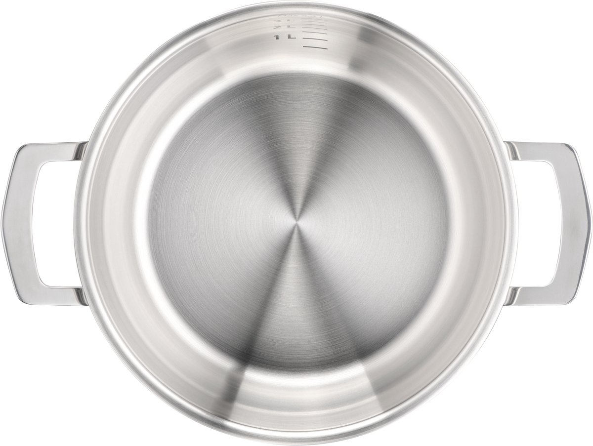 Tefal Emotion+ Gourmet Pan 24cm 4.4L - Inductie, Roestvrij Staal