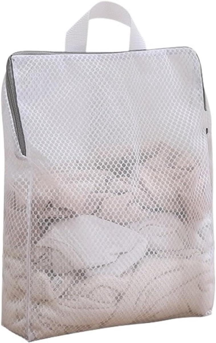 Waszakken Set - Kleding Netten - Kleding Beschermen - Honingraat Structuur - 2 Stuks - Wit
