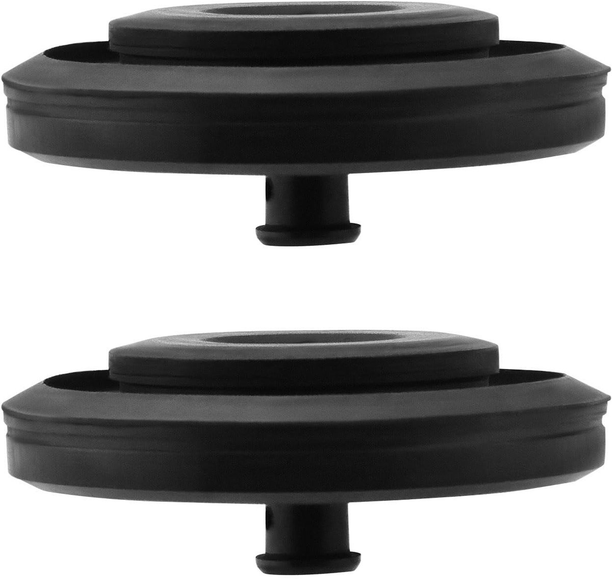 JHUBERS- Toiletvullen Klep 2 Stuks - Afdichtring - Vervangingsdeel - Siliconen - Model 242MP071 - Zwart - Afsluiter