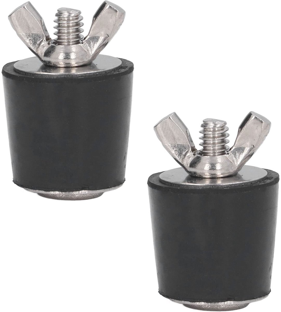 BRENZOOS- Zwembadplug Rubber - 2 Stuks - 1 Inch - Multifunctioneel - Afdichting - Winterklaar - Geschikt voor Skimmers - Zwembadafdichtingen