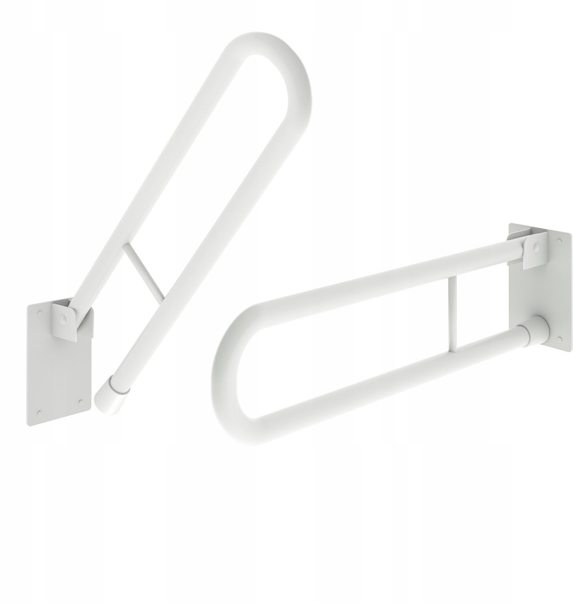 Opklapbare Douchebeugel 50 cm - Wit