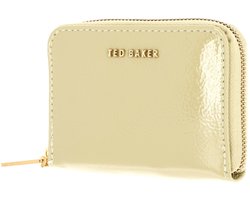 Ted Baker portemonnee Crinnie Crinkle Icon Small Zip Around Purse Yellow mosterdgeel