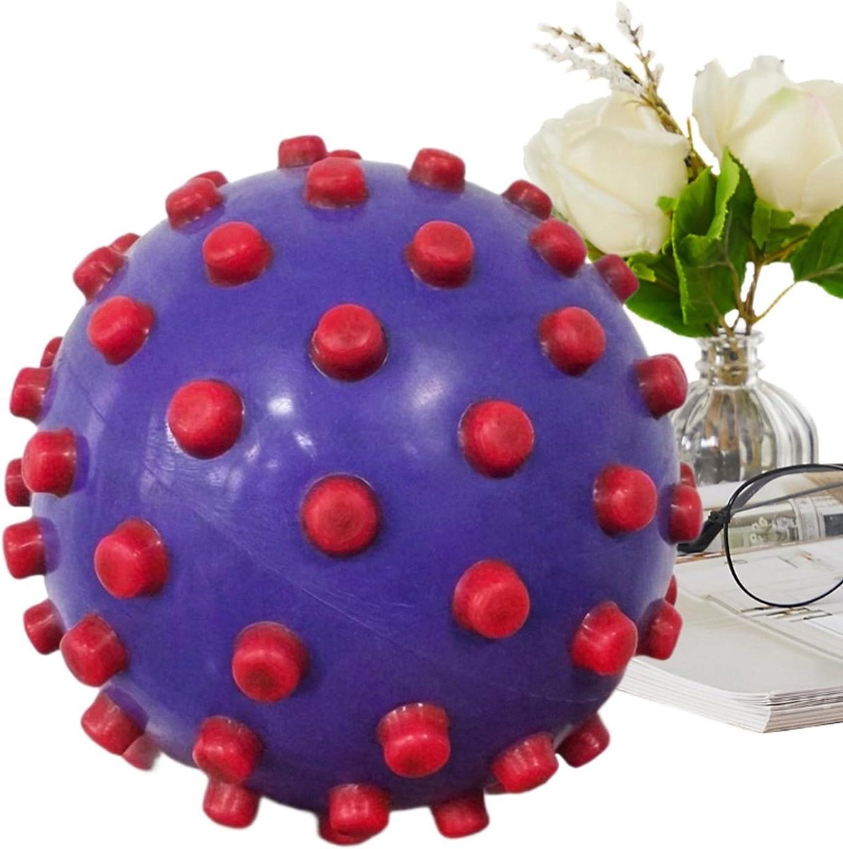 Sensorische Ballen - Kneedbal Stressbal - Tactiele Stimulatie - Antislip Textuur - 15 cm - Uniek