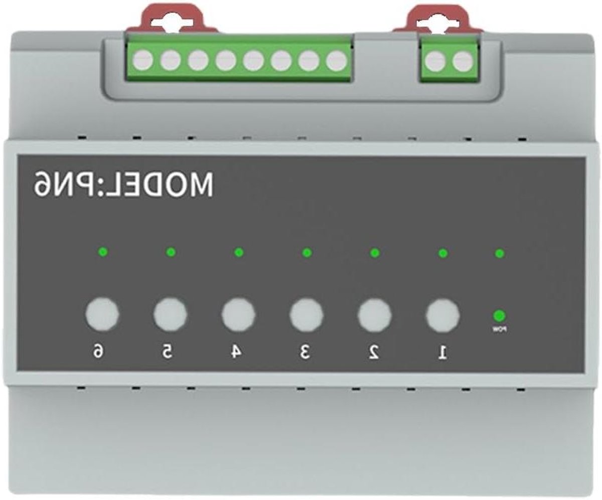 Smart Relais Module - Zigbee Schakelaar - Apparaten Bediening - 6 Kanaals Besturing - 14 x 11 x 8 cm